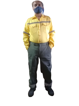 Equipo forestal camisa y pantalón