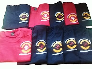 Remeras de algodon estampadas doble peinado