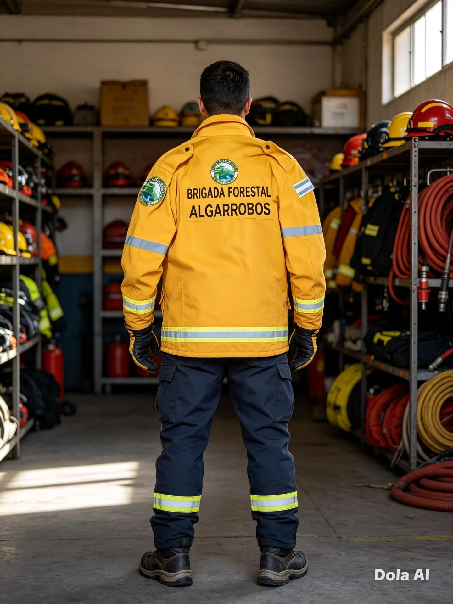 EQUIPO FORESTAl chaqueta y pantalon con un chaleco de rescate de regalo