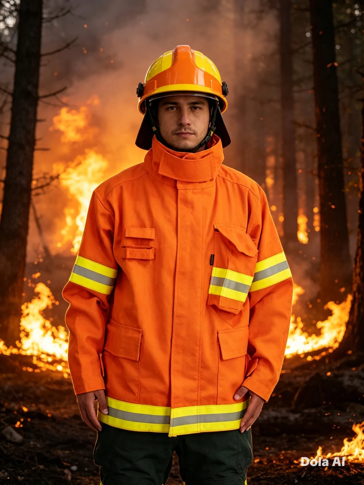chaqueta forestal
